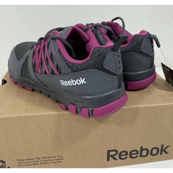 Reebok Women's Sublite Work RB408 Shoes Grey -Sz 9 - Picture 8 of 12